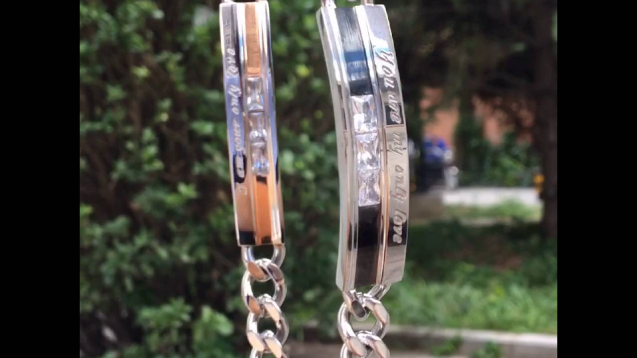 fashion-titanium-steel-cz-inlaid-couple-bracelet