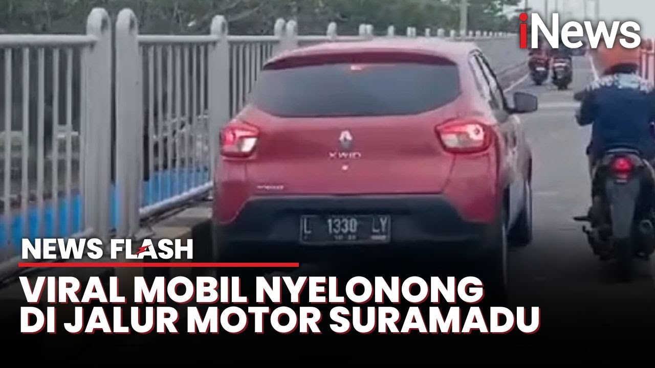 Viral Mobil Nyasar di Jalur Motor Jembatan Suramadu, Polisi Tindak Tegas