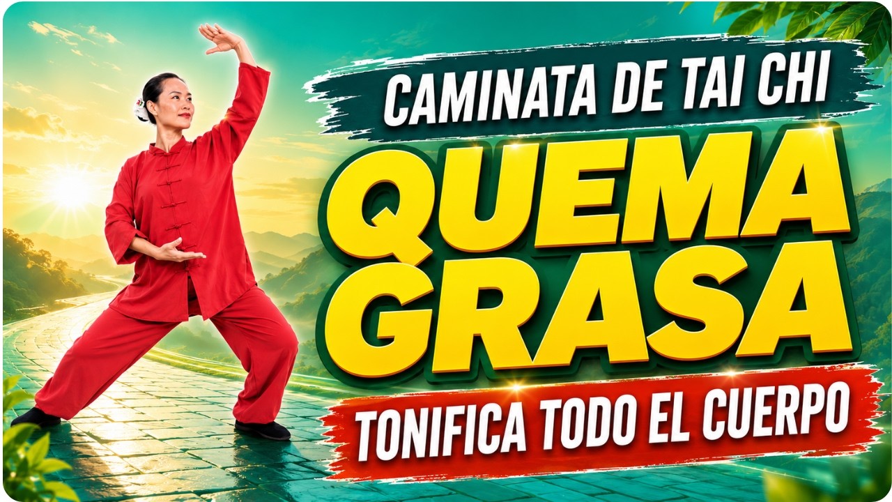 Caminata de Tai Chi de 10 Minutos | Quema Grasa Abdominal y Tonifica Todo el Cuerpo