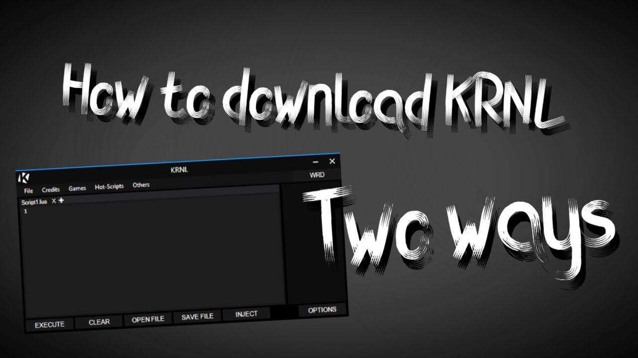 Two Ways To Download Krnl YouTube Two ways to download krnl youtube