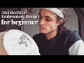 Hand embroidery for beginners parisian window pattern