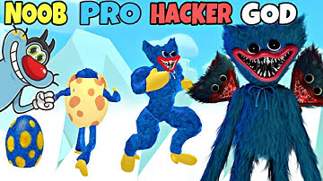 NOOB vs PRO vs HACKER | in Monster Egg Game | With Oggy And Jack game | Gaming Dip Oggy