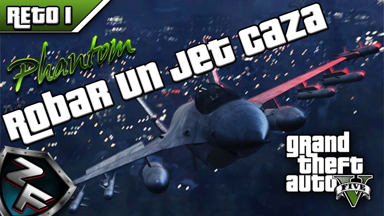 GTA 5 Reto 1 Robar un Jet Caza YouTube
