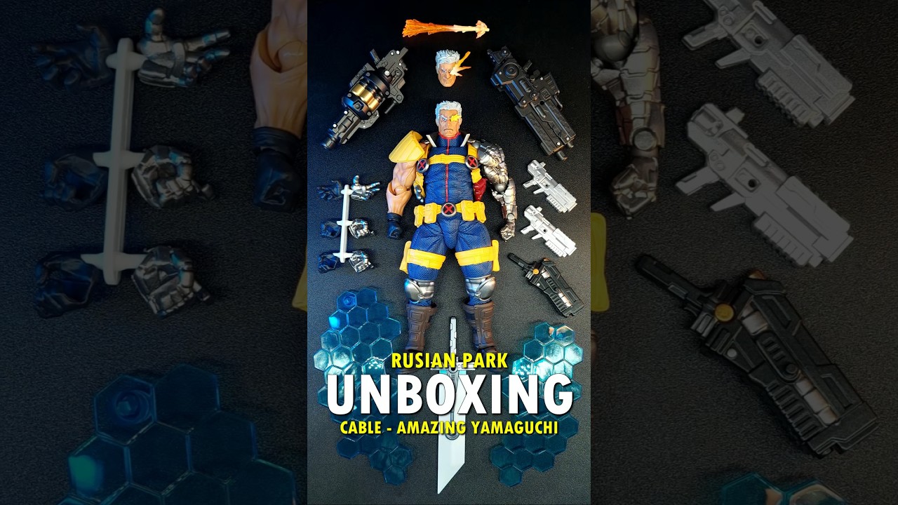 Unboxing: Cable 1.5 by Amazing Yamaguchi #toys #juguetes #figure #xmen #revoltech