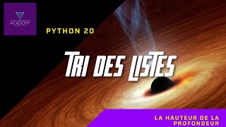Tri des listes en python - python 20