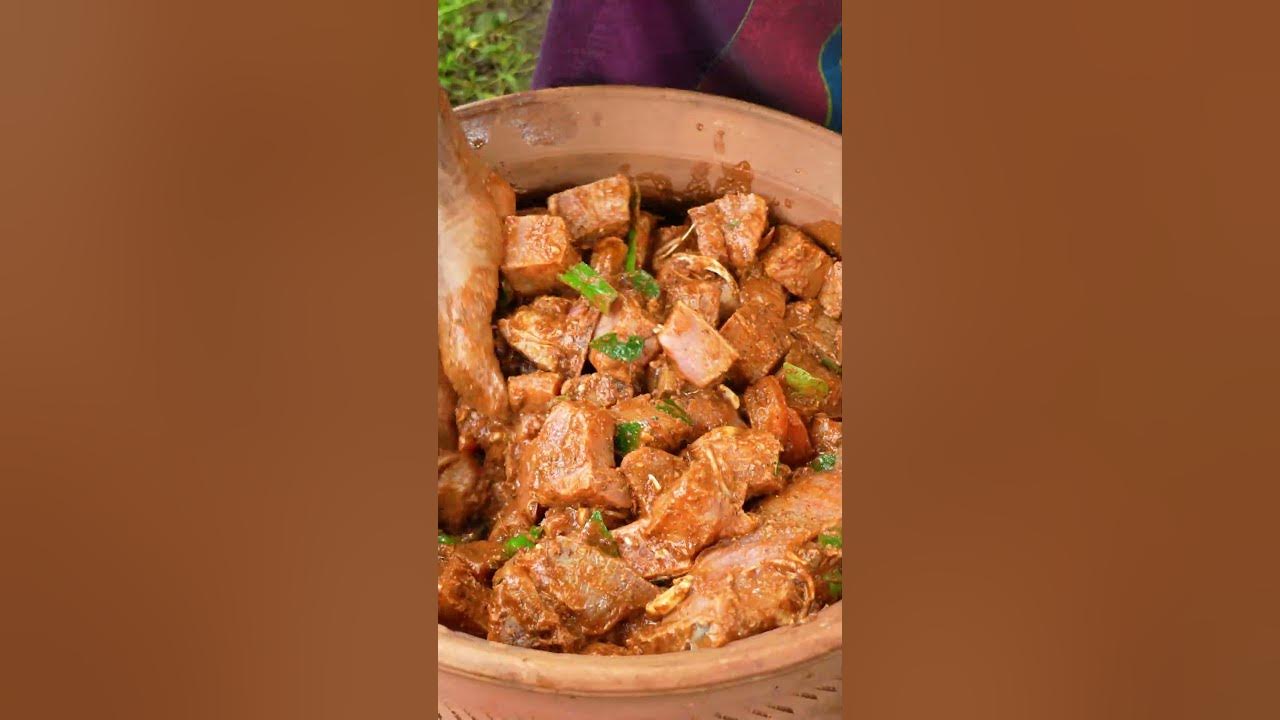 Big Yellow Fin Tuna Fish Cutting And Cooking In Village big-yellow-fin-tuna-fish-cutting-and-cooking-in-village
