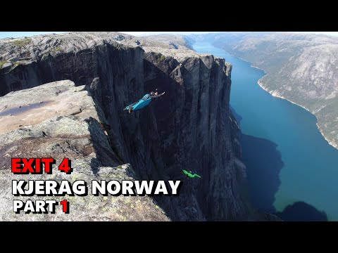EXIT 4 Kjerag Norway part I #basejumping