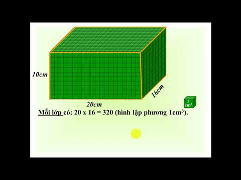 Video NDHDHT lớp Năm môn Toán, Bài: Thể tích hình hộp chữ nhật