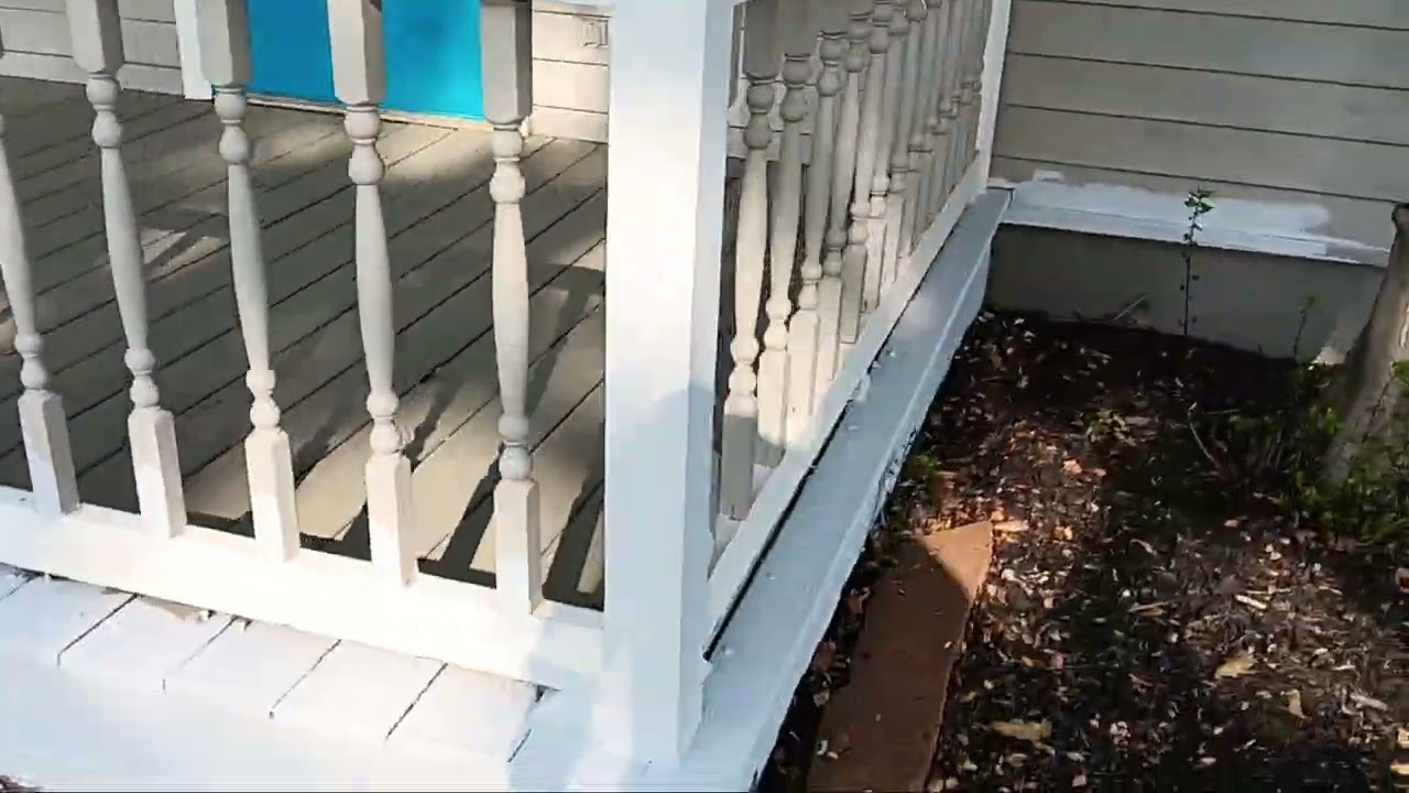 Подготовка наружной террасы к покраске