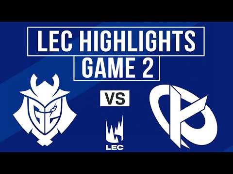 G2 vs KC Highlights Game 2 | LEC 2026 Playoffs Upper Bracket | G2 Esports vs Karmine Corp