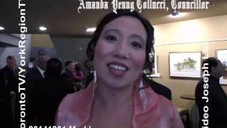 Amanda Yeung Collucci, 楊琦清, 萬錦市議員, Markham Councillor, Interview, 20141201