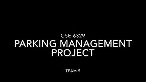 Selenium test coverage for Parking Management