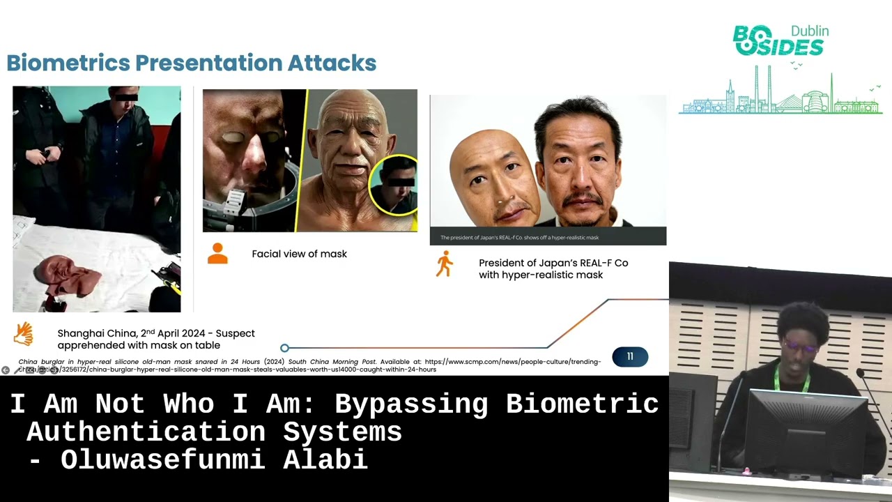 I Am Not Who I Am: Bypassing Biometric Authentication Systems - Oluwasefunmi Alabi