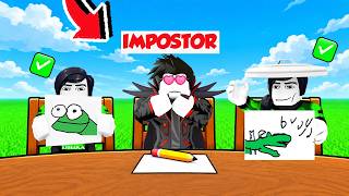 AKU JADI IMPOSTOR DIANTARA GAMBAR GAMBAR KOCAK DI ROBLOX!!!