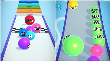 Ball Run 2048 🎱😷 - All Levels Gameplays  Android, iOS part 145