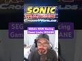 Sonic Racing CrossWorlds Has It ALL!