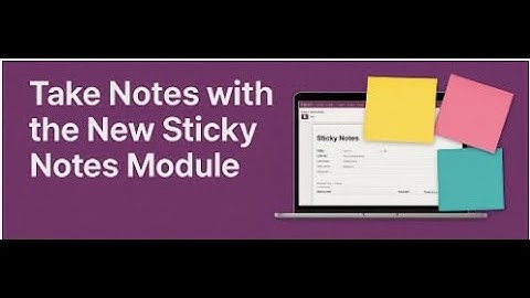 sticky note for odoo18