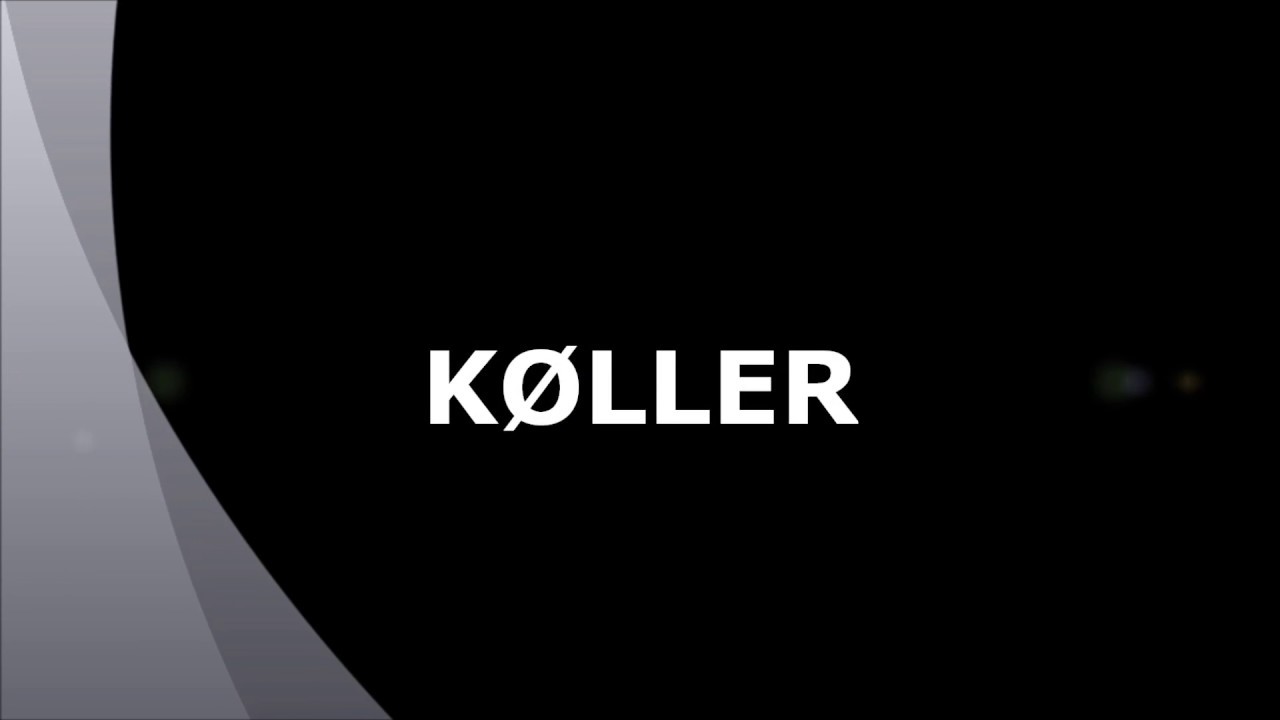 Obligatoriske elementer 2018 KØLLER