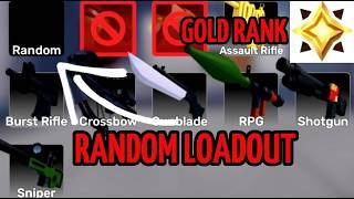 RIVALS RANKED BUT I HAVE TO USE A RANDOM LOADOUT UNTIL I HIT GOLD...