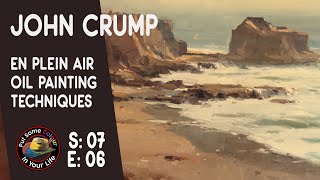 John Crump paints Plein air in Oil Paints I Colour In Your Life