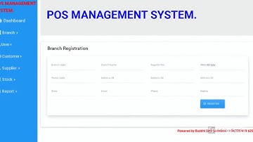 POS Management System using PHP + Laravel Framework...