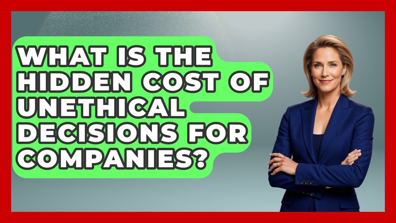 What Is The Hidden Cost Of Unethical Decisions For Companies? - Modern ...