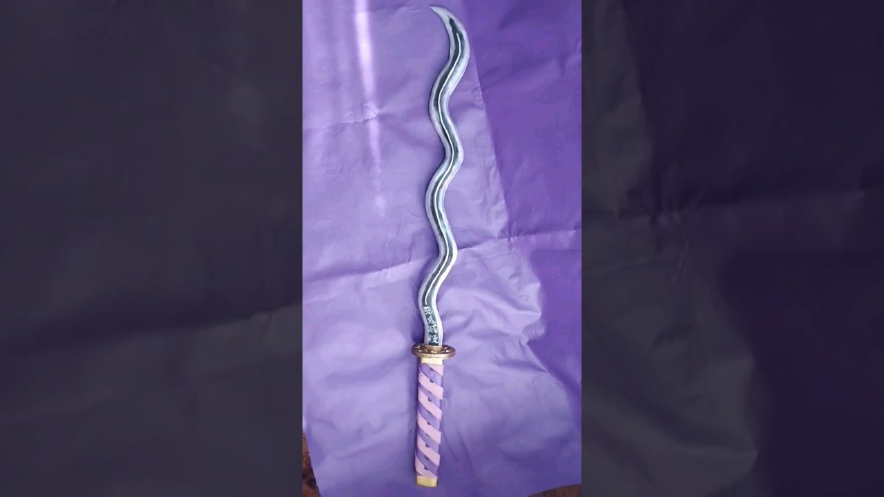 Obanai Sword with EVA foam 🐍 #demonslayer #obanai #cosplay