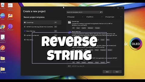 String Reverse Program in C#? #csharpproject #coding #programming #virol #shotsvideo #shorts #reels
