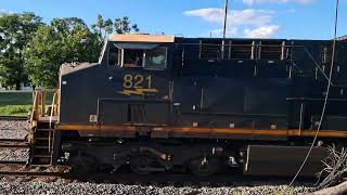 Over and Under CSX WB Grain Train and Norfolk Southern Northbound Train.