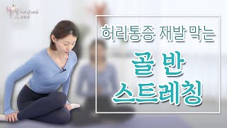 골반 틀어짐, 허리 통증 재발을 막는 골반 교정 스트레칭 방법 2가지! | 참포도나무병원