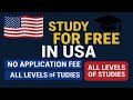 Scholarhips for International Students No Application Fee.