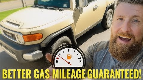 TOYOTA FJ CRUISER/4RUNNER/TACOMA • SAVE MONEY ON GAS - GUARANTEED BETTER MPG