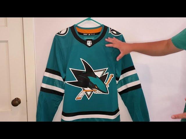 Welcome to The Bay Vol. 11 - NHL Adidas Authentic San Jose Sharks Reverse  Retro Jersey Review!!! 