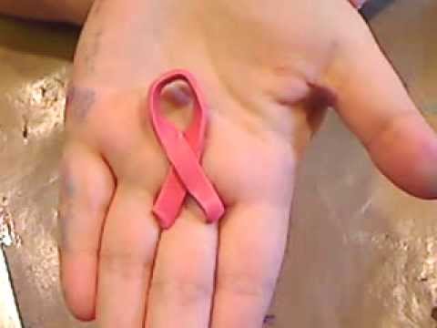 How to make a Polymer Clay Breast Cancer Ribbon