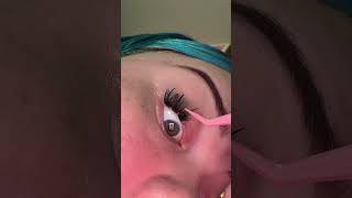 Eyelash map is 12,14,14,14,16,18 #eyelashtutorial #lashclusters