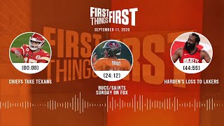 Chiefs\/Texans NFL Season Opener, Harden's loss to Lakers (9.11.20) | FIRST THINGS FIRST Podcast