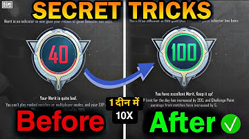 How To Increase Merit In BGMI / PUBG Mobile 🥰 40 To 100 Merit Fast || How To Increase Merit In BG...