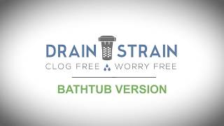 Bathtub Drain Strain | Operation Instructions