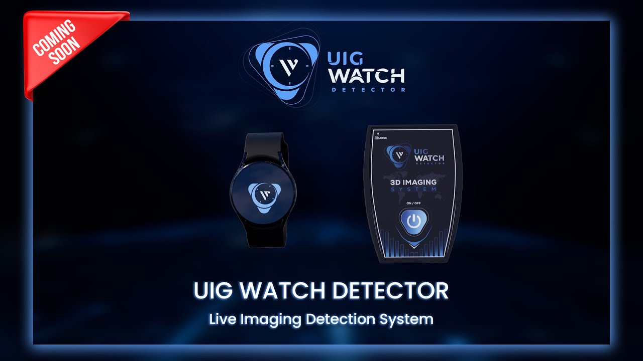 Soon the smallest 3D imaging device in the world  UIG WATCH with nano technology, weighing only 85 G