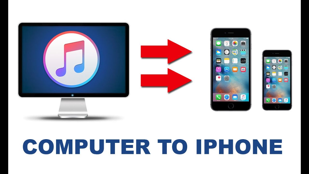 How to transfer music from computer to iPhone - YouTube