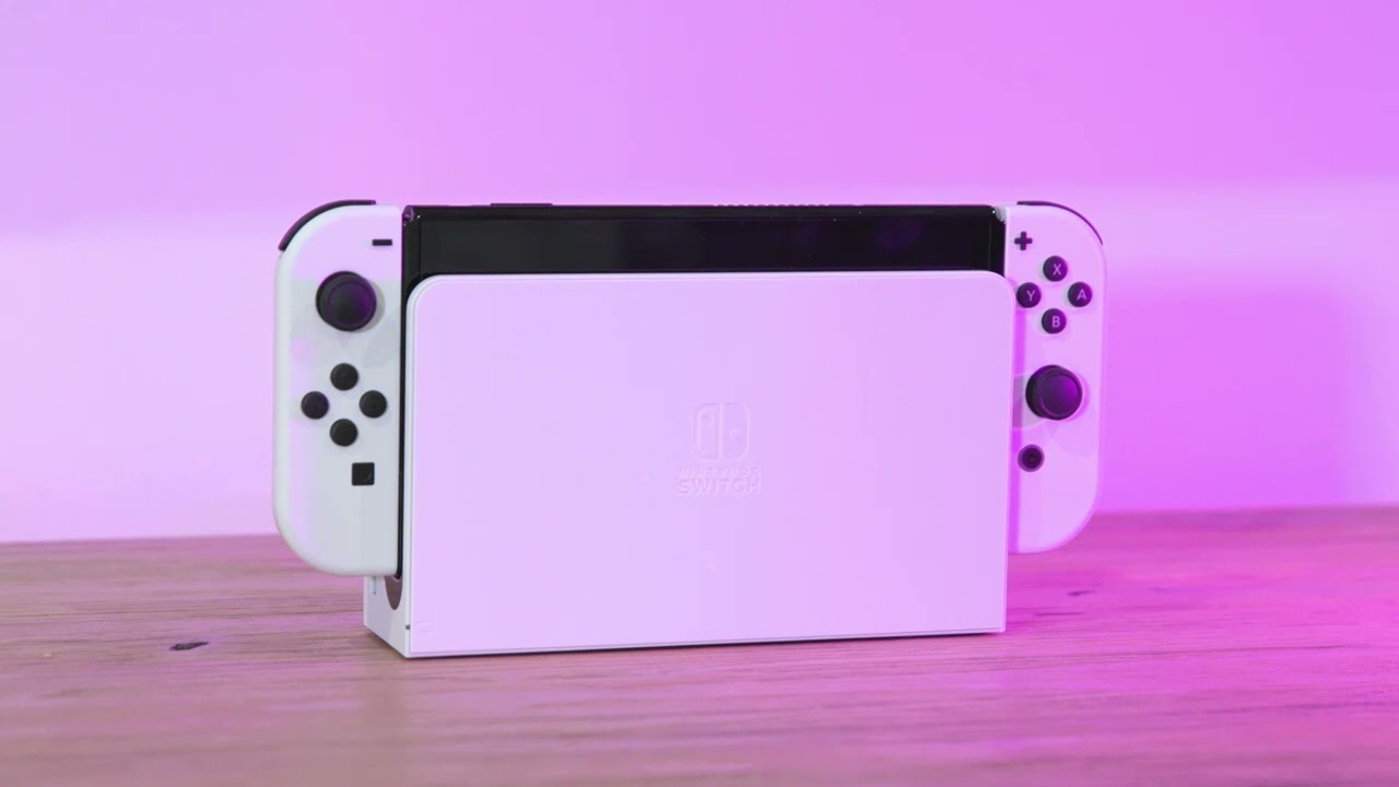 Nintendo Switch White OLED - Free Stock Footage