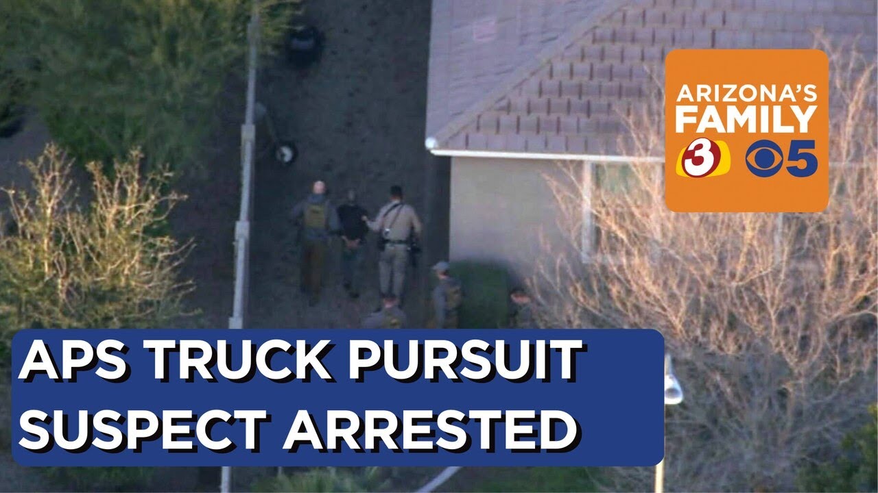 Man in custody after DPS pursuit ends in Avondale; stolen APS truck ...