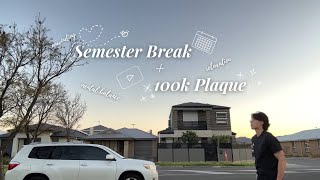 MED SCHOOL SEMESTER BREAK + 100K (how to deal with stress + relaxation) // PETER LE