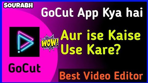 How To Edit Video In Go Cut App | GoCut Video Editing Tutorial In Hindi