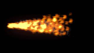 Flame thrower animation in After Effects - Particular