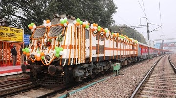 PM flags off 8 trains, Inaugural run of Nizamuddin – Kevadiya Sampark Kranti Express (Bi-Weekly)