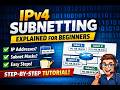 “IPv4 Subnetting Explained for Beginners (Step-by-Step)”