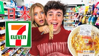 LIVING On JAPANESE CONVENIENCE STORES In Tokyo For 24 Hours!