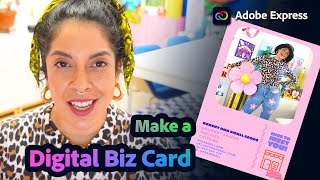 What’s a Digital Business Card & Why You Need One Made From Adobe Express | Adobe Express screenshot 4