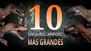 TOP 10: Los Dinosaurios CARNÍVOROS más GRANDES de la Historia (2020). -  YouTube